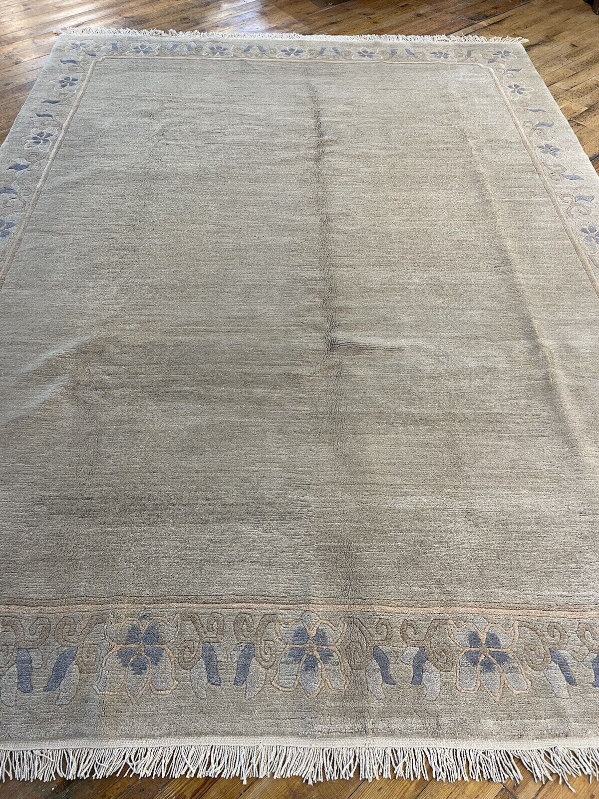 Orientteppich Nepal 350 x 250 cm Baumwolle handgeknüpft