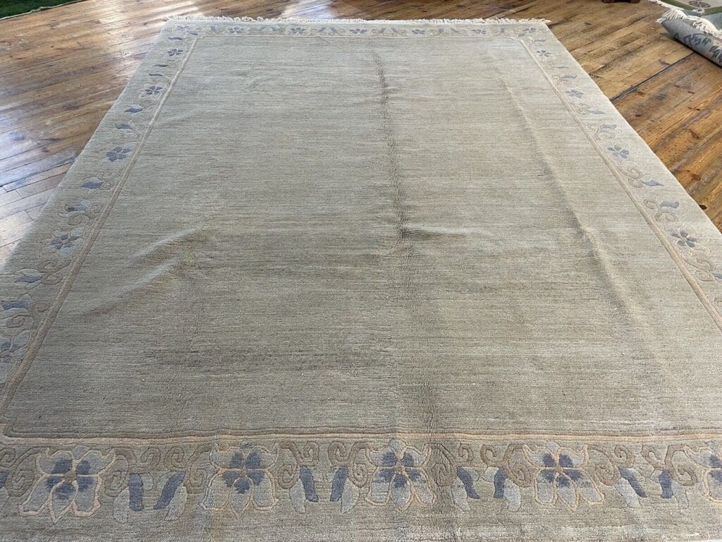 Orientteppich Nepal 350 x 250 cm Baumwolle handgeknüpft
