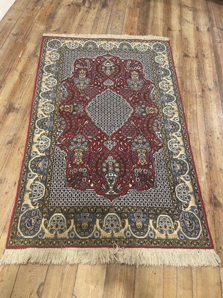 Perserteppich Ghom 155 x 105 cm Schurwolle handgeknüpft