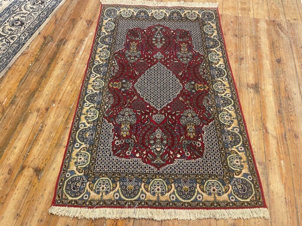 Perserteppich Ghom 155 x 105 cm Schurwolle handgeknüpft