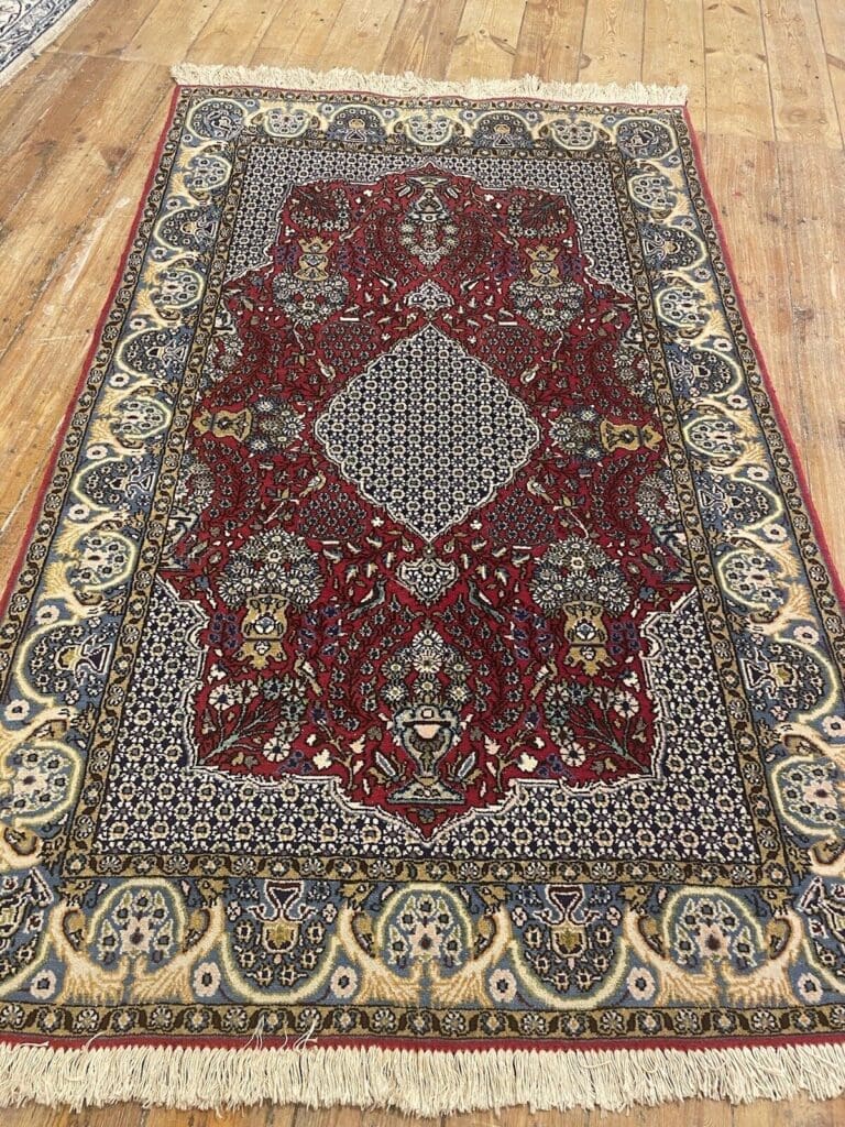 Perserteppich Ghom 155 x 105 cm Schurwolle handgeknüpft