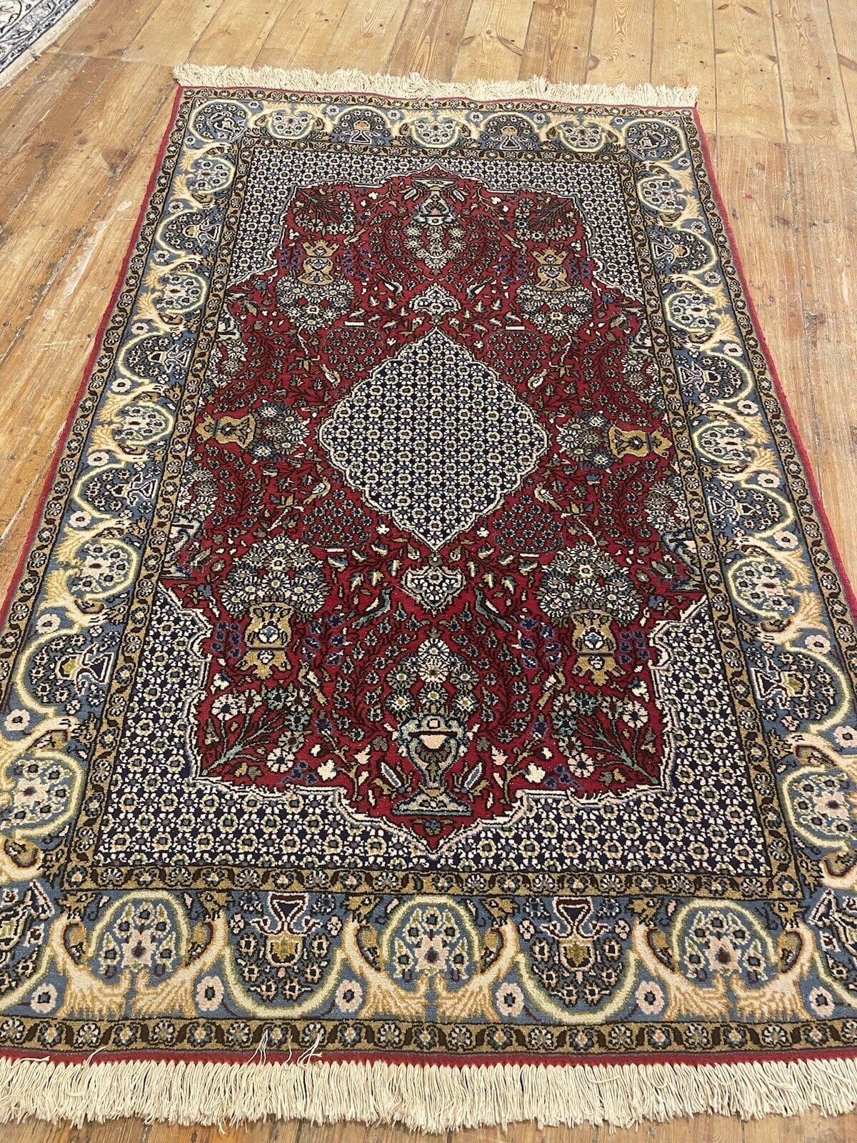 Perserteppich Ghom 155 x 105 cm Schurwolle handgeknüpft