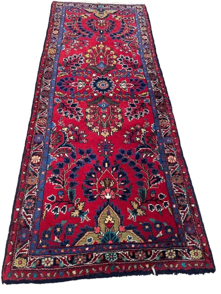 Perserteppich Sarough 220 x 85 cm Wolle handgeknüpft