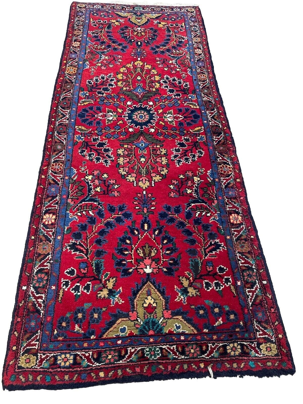 Perserteppich Sarough 220 x 85 cm Wolle handgeknüpft