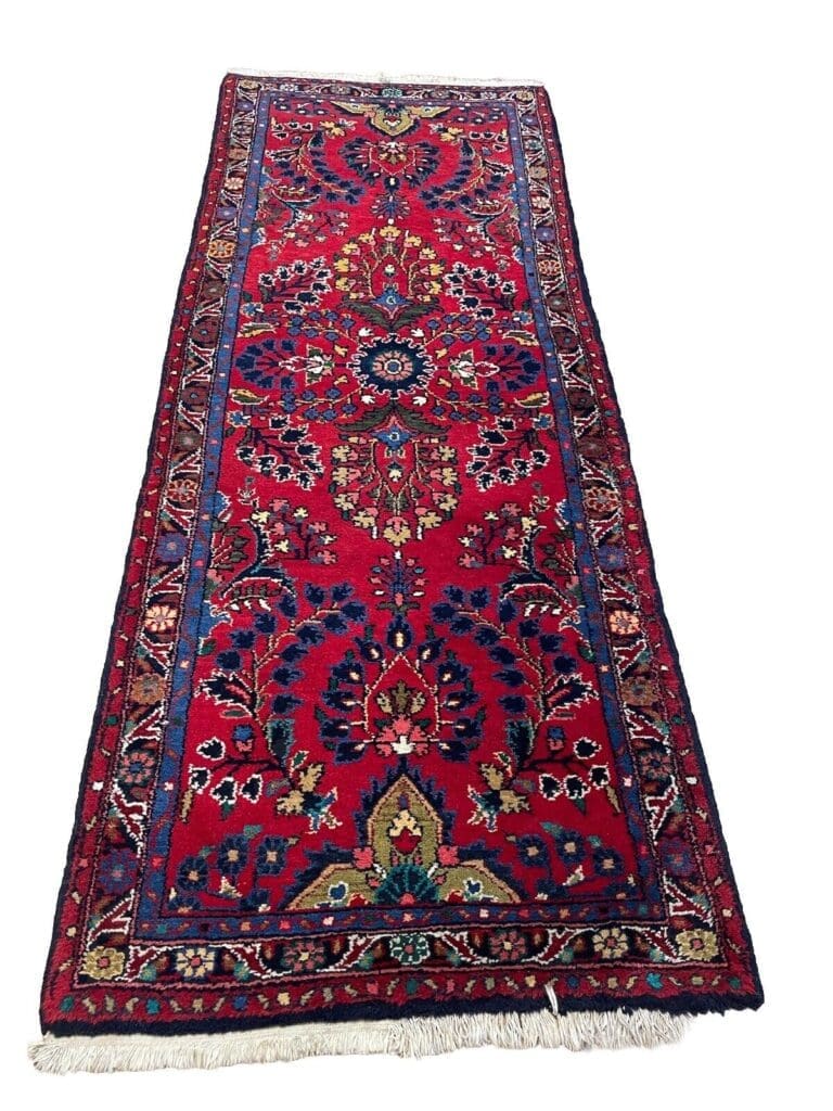 Perserteppich Sarough 220 x 85 cm Wolle handgeknüpft
