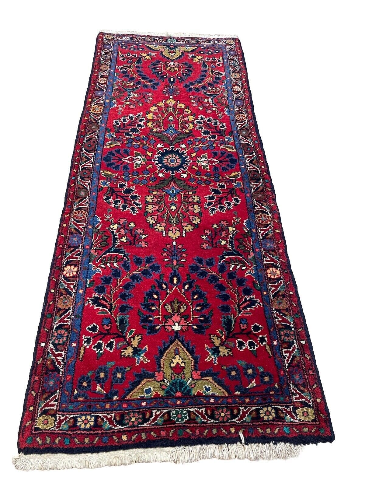 Perserteppich Sarough 220 x 85 cm Wolle handgeknüpft