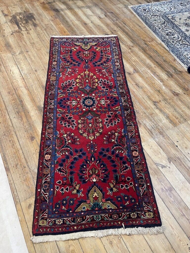 Perserteppich Sarough 220 x 85 cm Wolle handgeknüpft