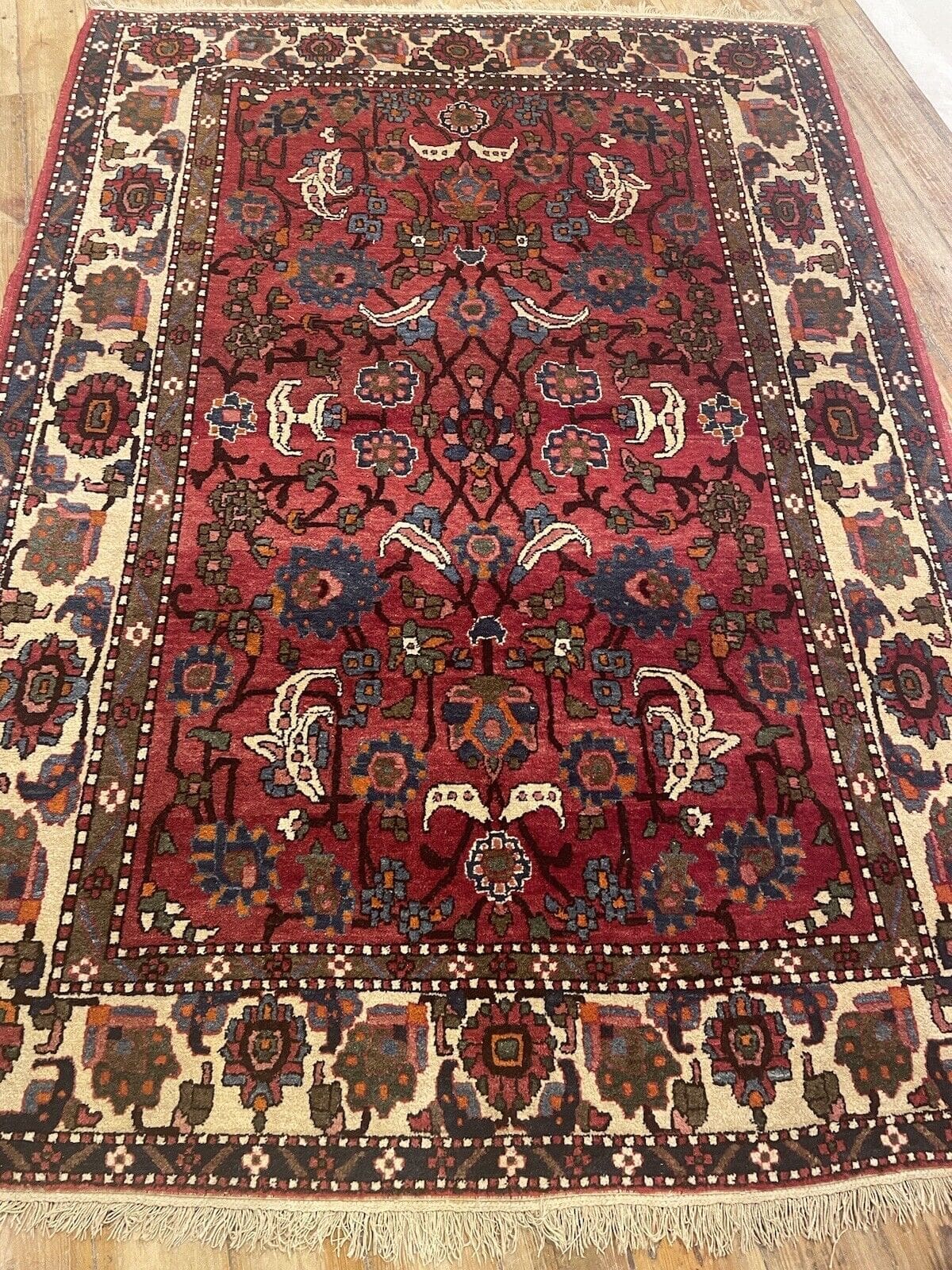 Perserteppich Esfahan 200 x 150 cm Wolle handgeknüpft
