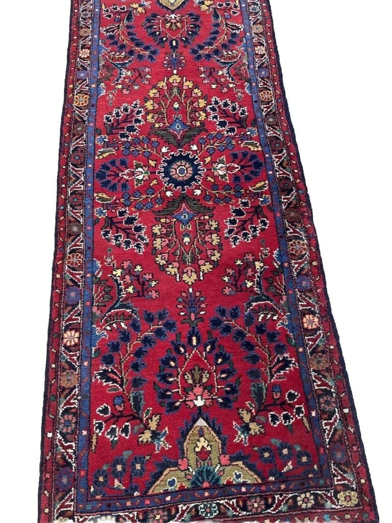 Perserteppich Sarough 220 x 85 cm Wolle handgeknüpft