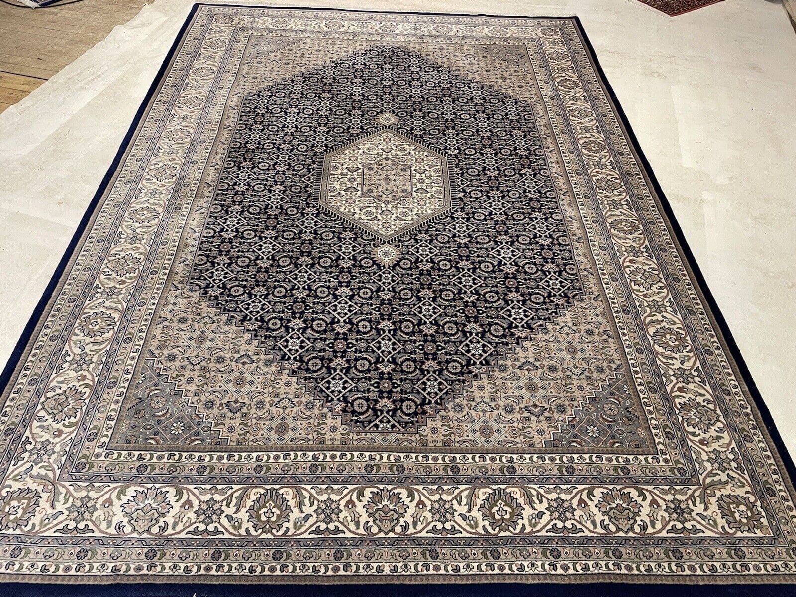 bijar-perserteppich-350x250-cm-400000-knoten-qm-extrem-feine-1 Perserteppich Bijar 350 x 250 cm Schurwolle handgeknüpft