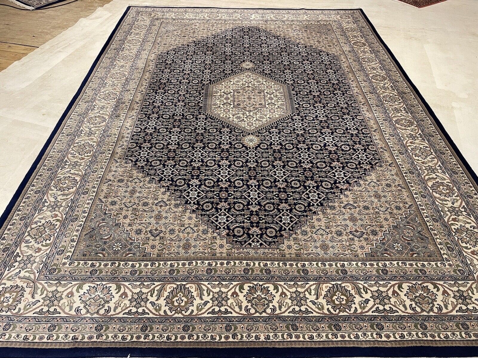 bijar-perserteppich-350x250-cm-400000-knoten-qm-extrem-feine-4 Perserteppich Bijar 350 x 250 cm Schurwolle handgeknüpft