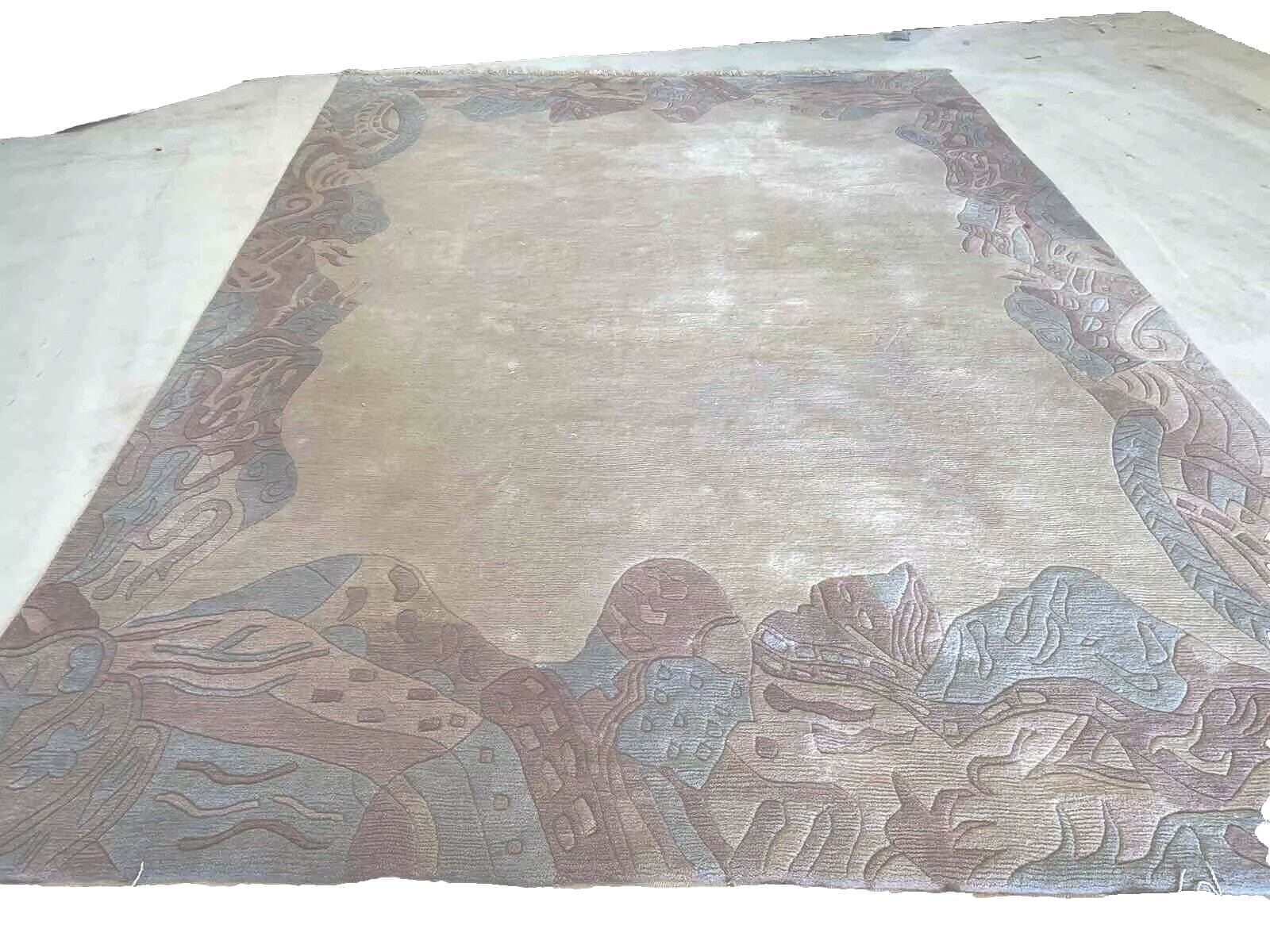 Orientteppich Nepal 350 x 250 cm Baumwolle handgeknüpft