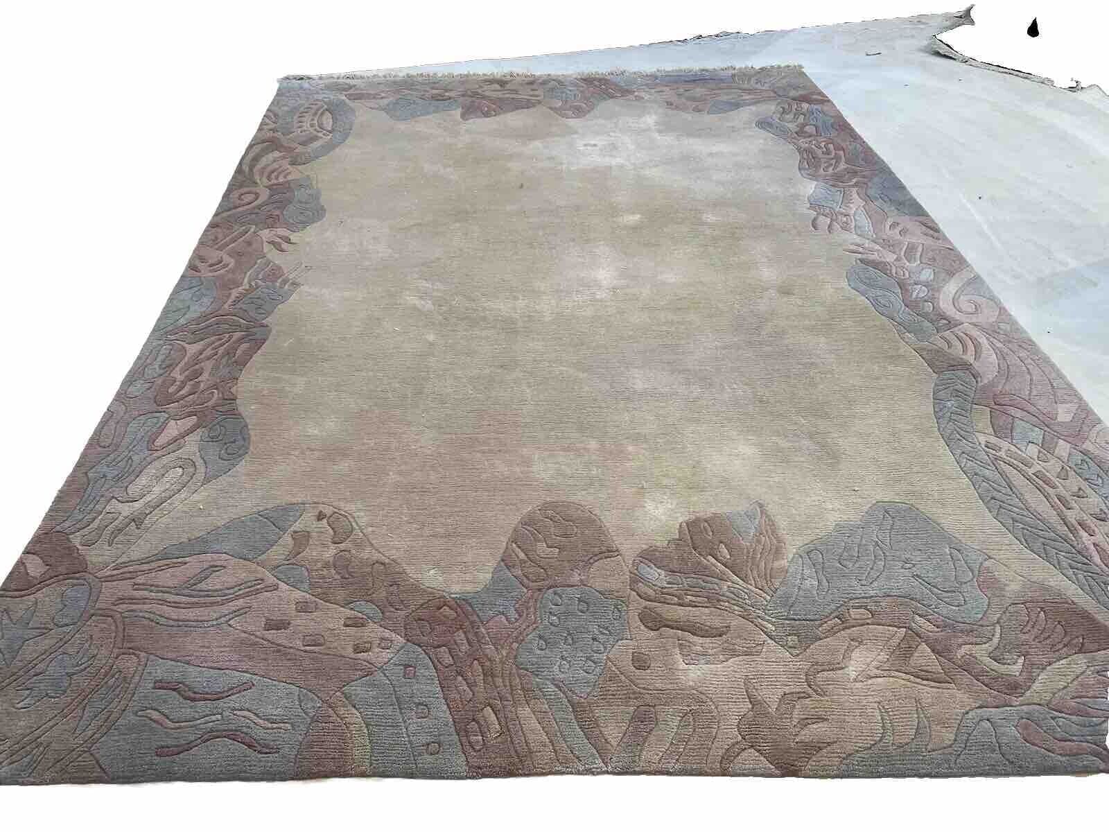 Orientteppich Nepal 350 x 250 cm Baumwolle handgeknüpft