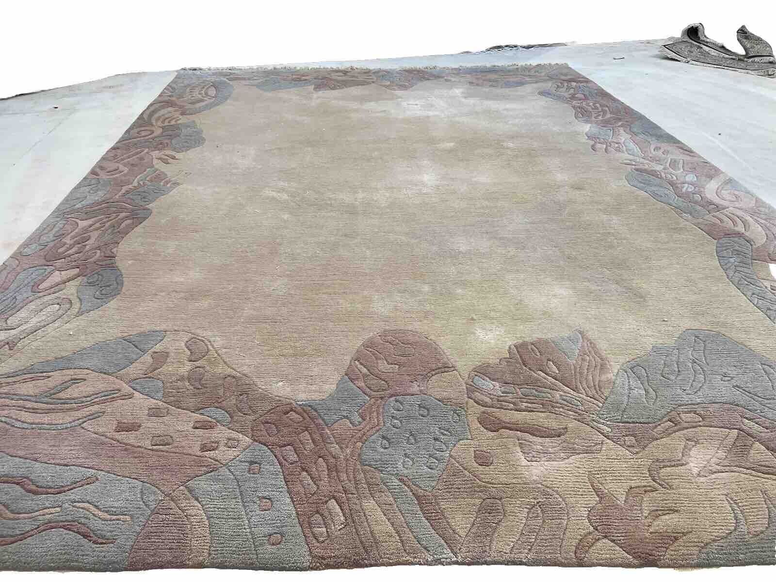 Orientteppich Nepal 350 x 250 cm Baumwolle handgeknüpft