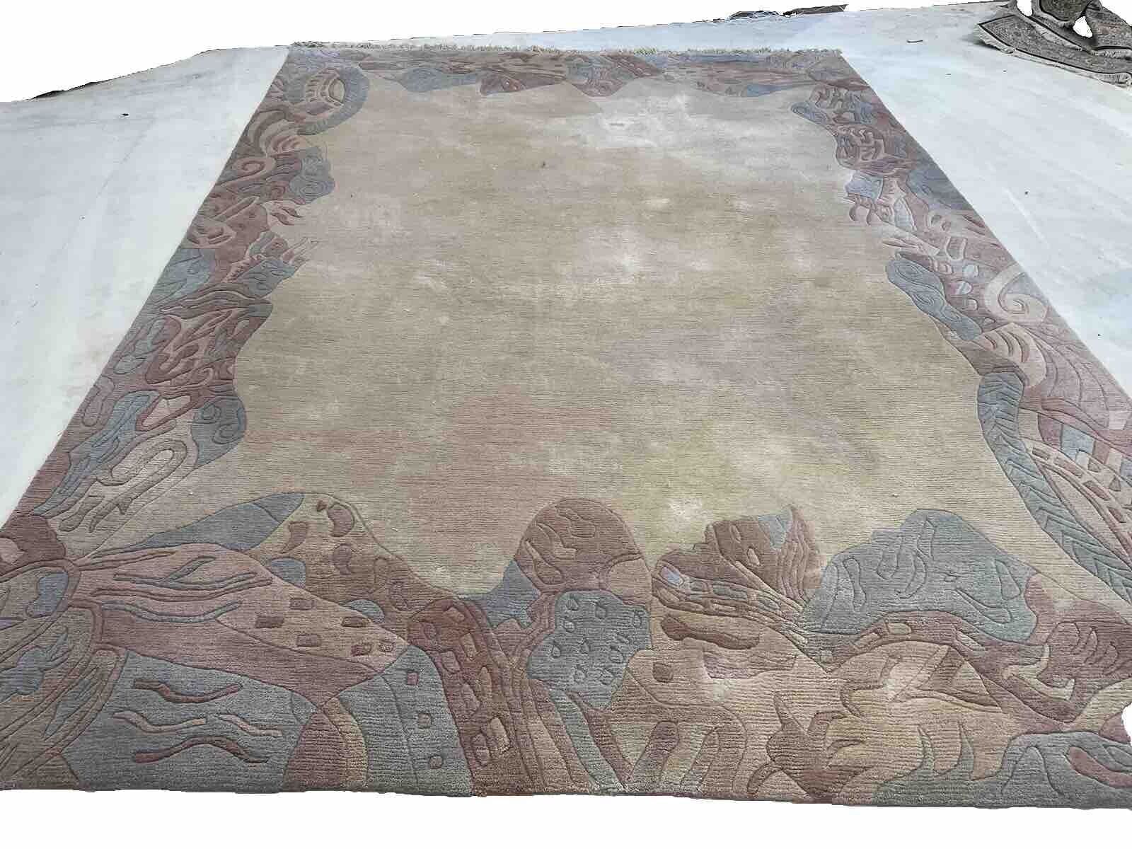 Orientteppich Nepal 350 x 250 cm Baumwolle handgeknüpft