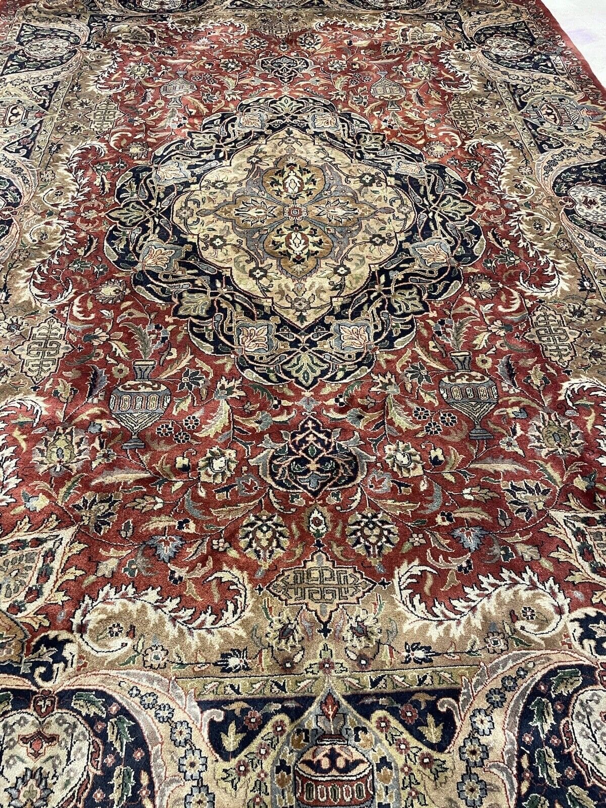 Perserteppich Kashmar 250 x 350 cm Wolle handgeknüpft