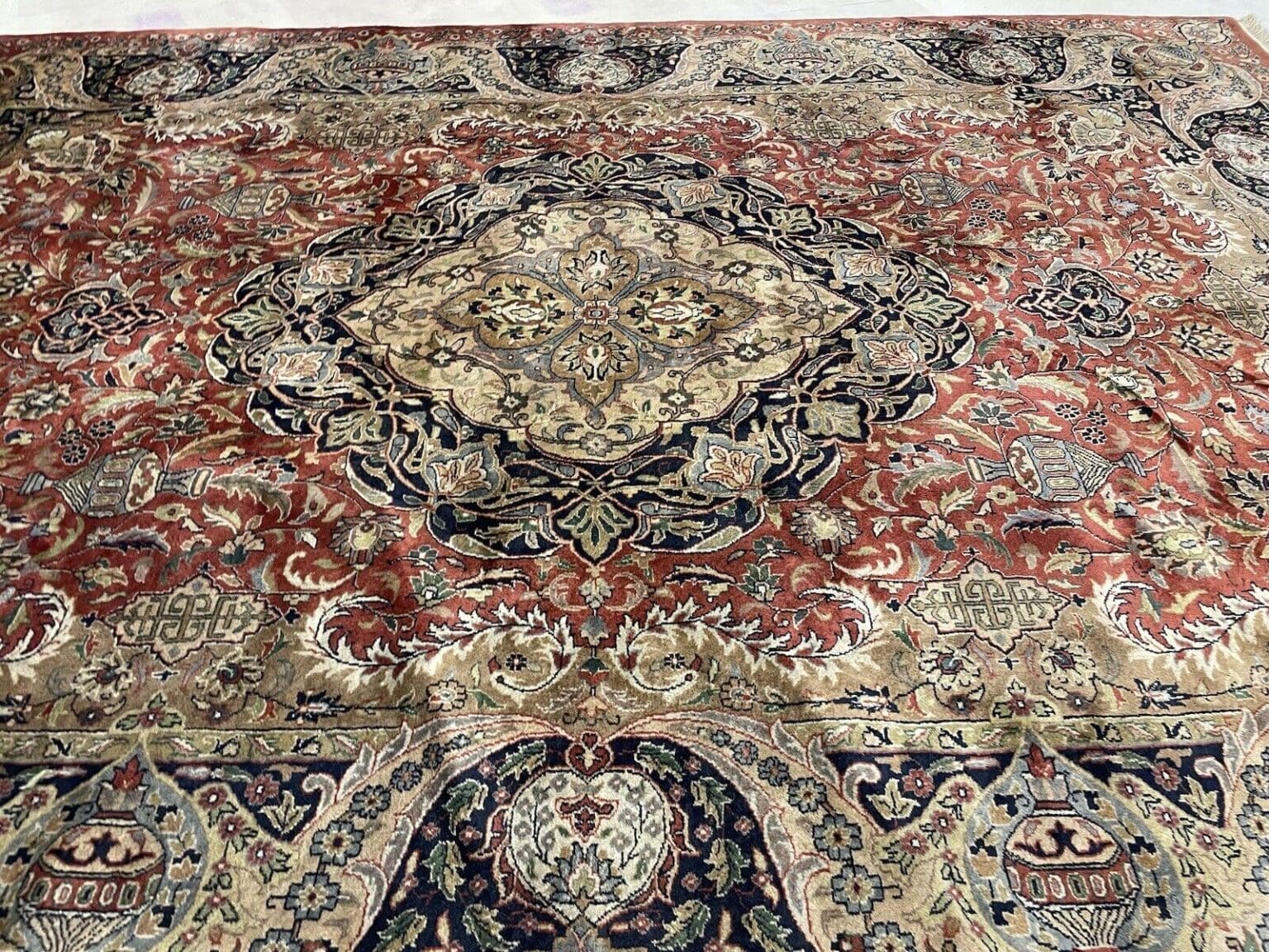 Perserteppich Kashmar 250 x 350 cm Wolle handgeknüpft