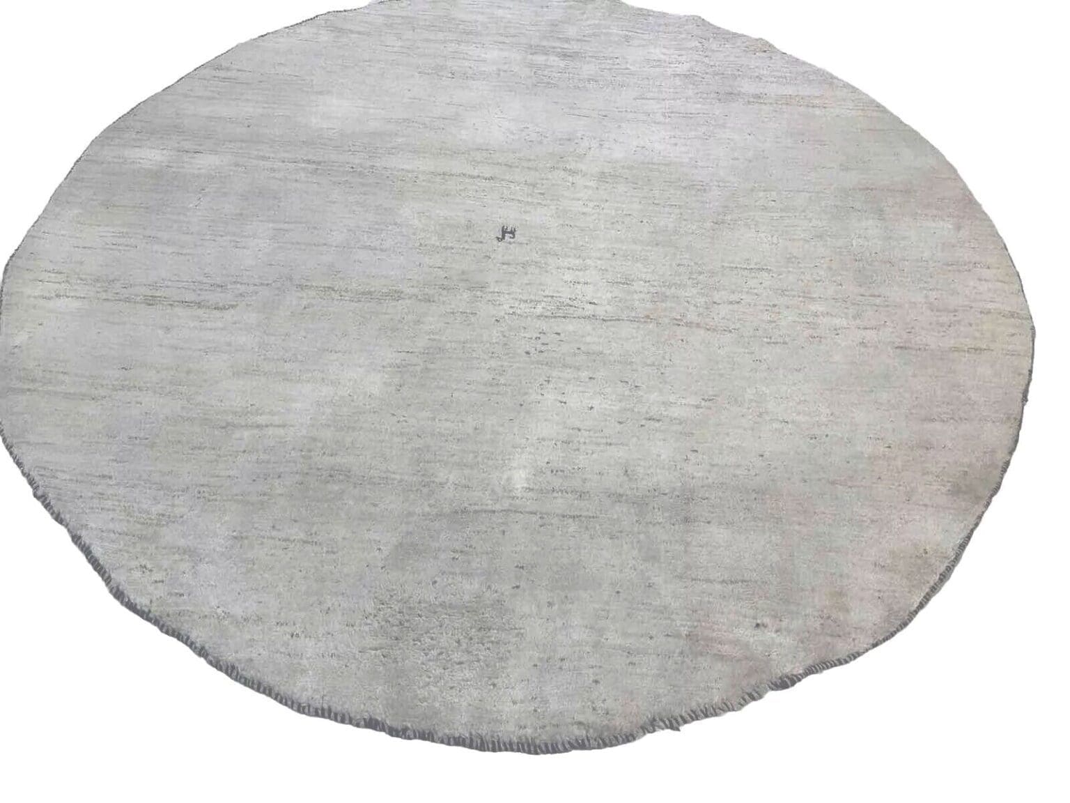 Perserteppich 230 cm rund Naturwolle handgeknüpft