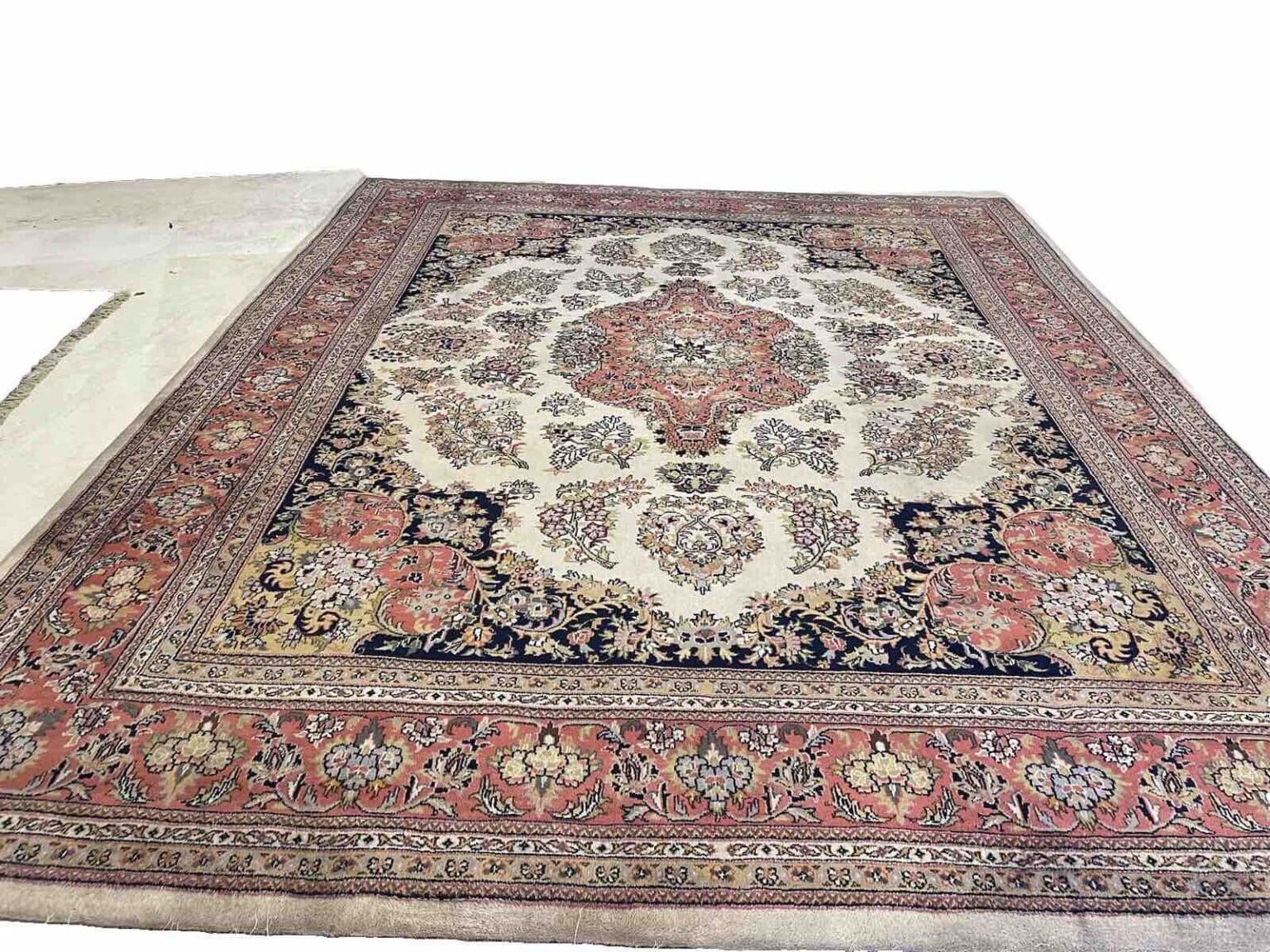 klassischer-kaschmir-perserteppich-300x250-handgeknupft-aus-reiner-4 Perserteppich Kaschmir 300 x 250 cm Wolle handgeknüpft