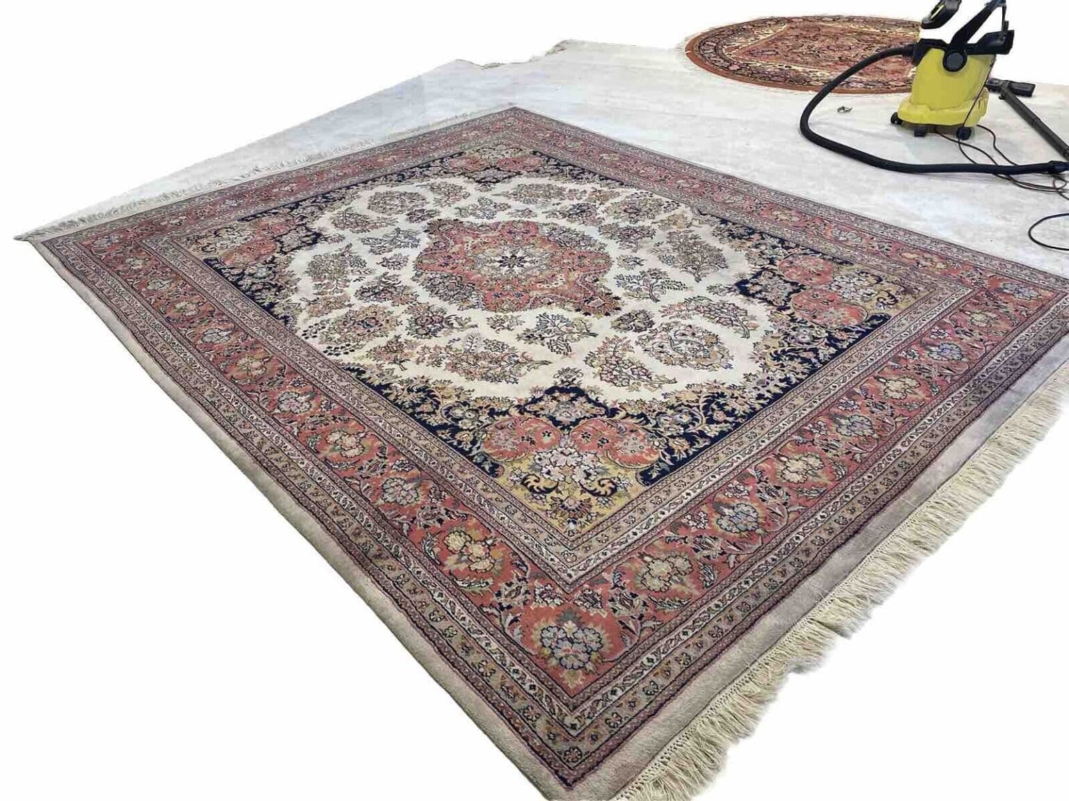 klassischer-kaschmir-perserteppich-300x250-handgeknupft-aus-reiner-5 Perserteppich Kaschmir 300 x 250 cm Wolle handgeknüpft