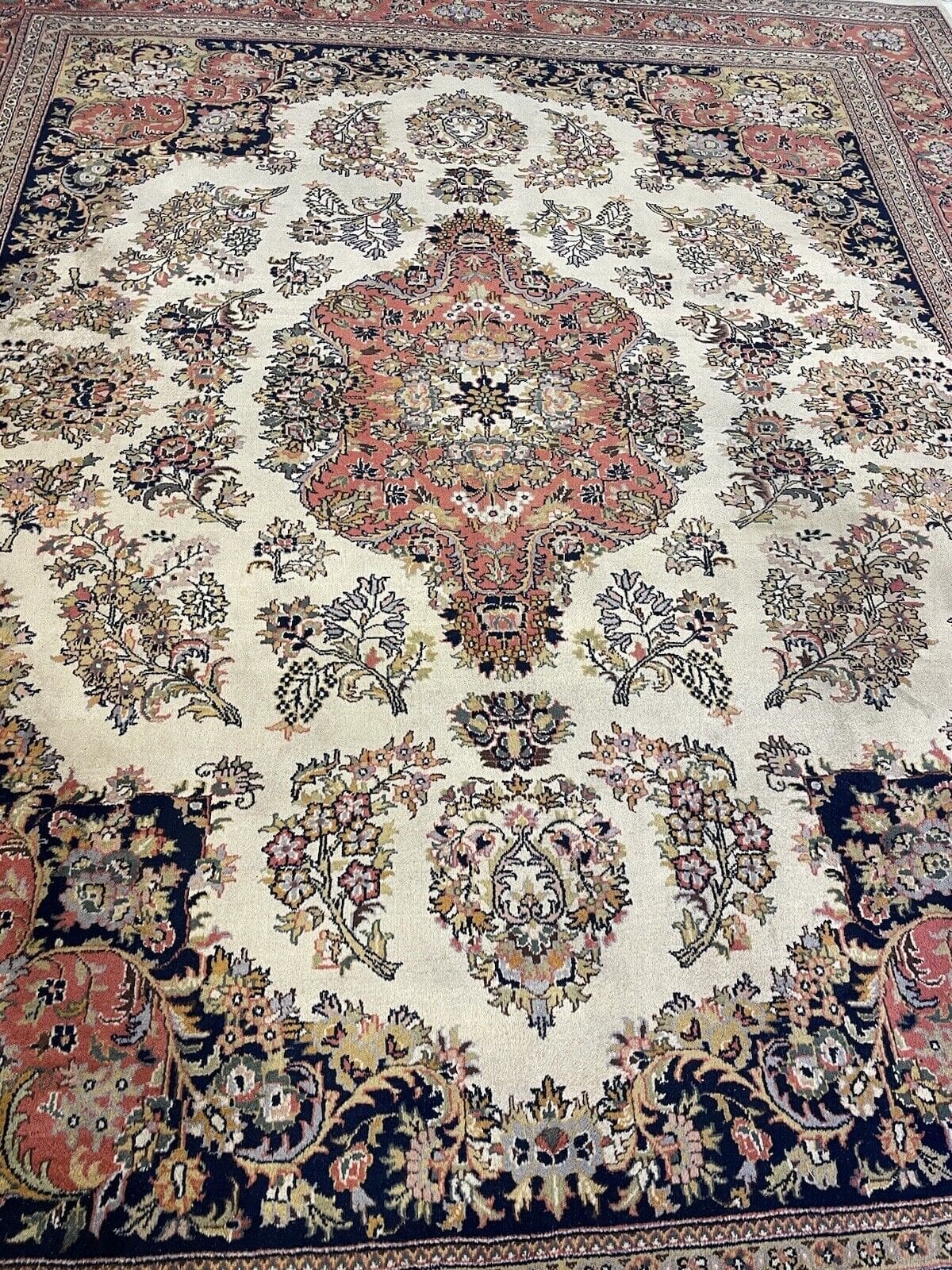 klassischer-kaschmir-perserteppich-300x250-handgeknupft-aus-reiner-7 Perserteppich Kaschmir 300 x 250 cm Wolle handgeknüpft