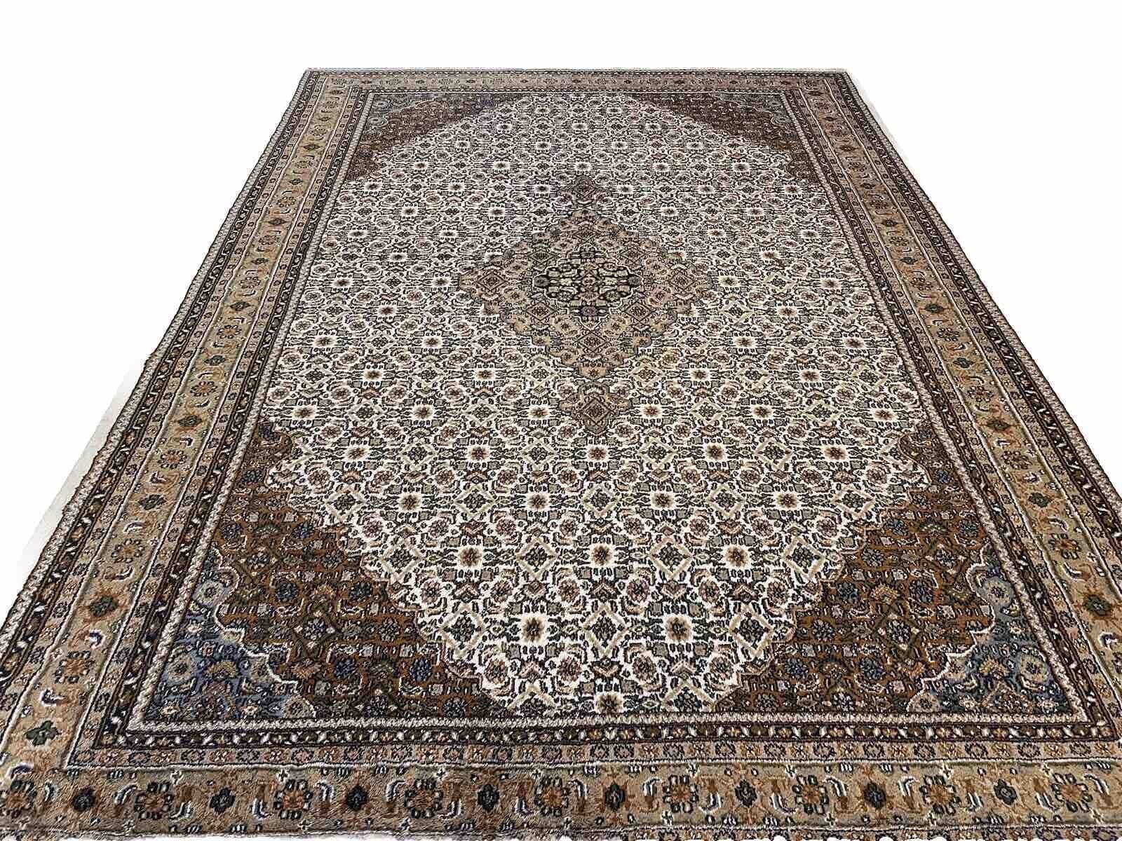 bijar-teppich-350x250-cm-12mm-florhohe-klassisches-herati-motiv-fur-1 Perserteppich Bijar 350 x 250 cm Wolle handgeknüpft