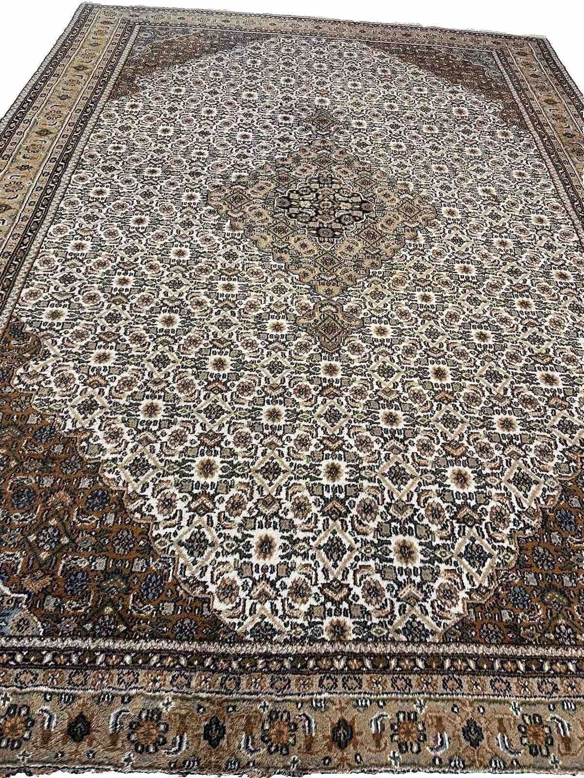 bijar-teppich-350x250-cm-12mm-florhohe-klassisches-herati-motiv-fur-3 Perserteppich Bijar 350 x 250 cm Wolle handgeknüpft