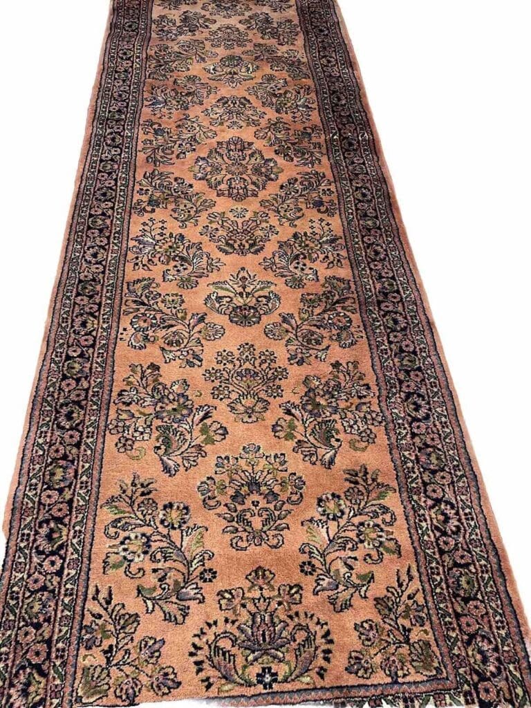 Perserteppich Sarough 300 x 95 cm Baumwolle handgeknüpft