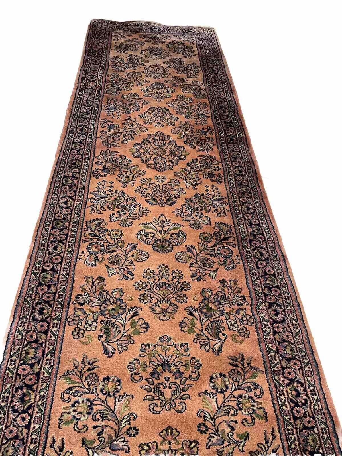 Perserteppich Sarough 300 x 95 cm Baumwolle handgeknüpft