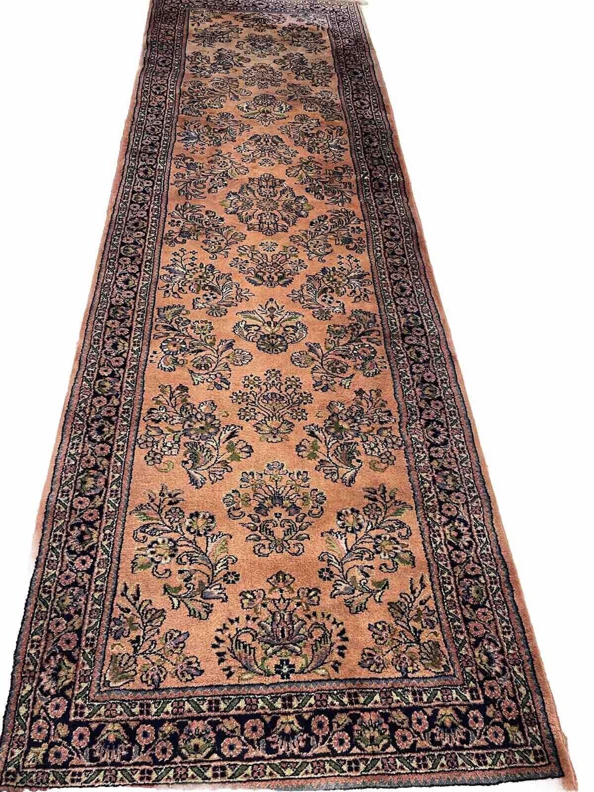 Perserteppich Sarough 300 x 95 cm Baumwolle handgeknüpft