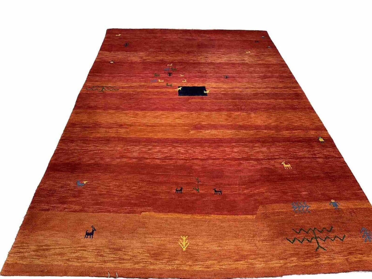 Perserteppich Gabbeh 250 x 350 cm Wolle handgeknüpft