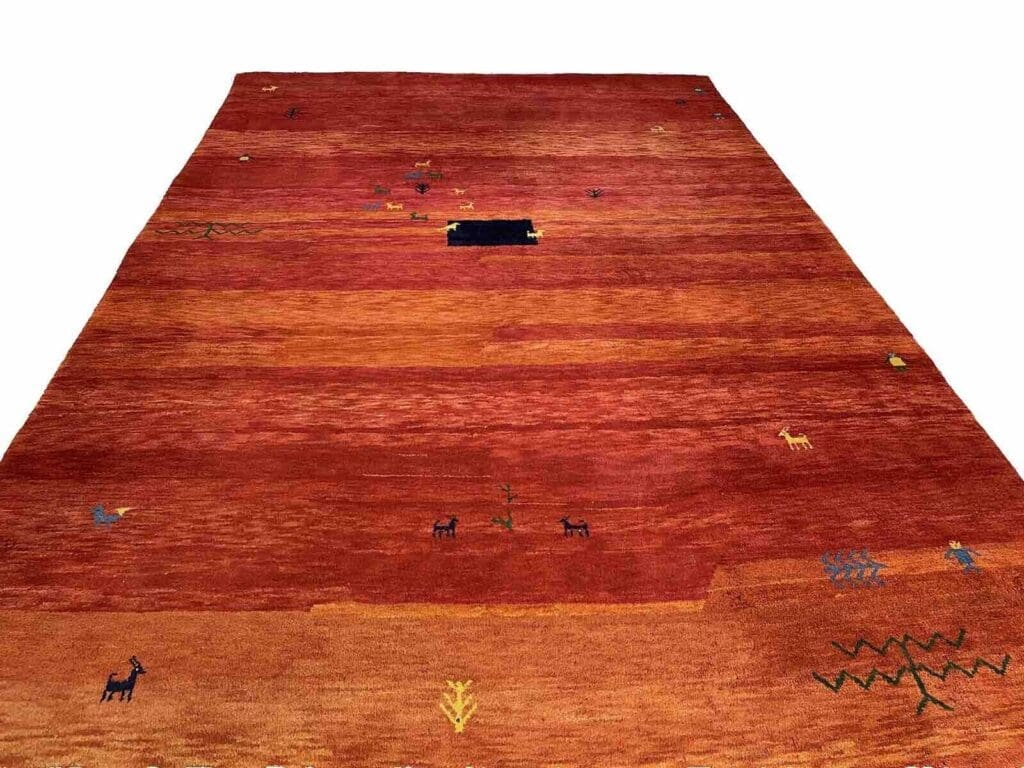 Perserteppich Gabbeh 250 x 350 cm Wolle handgeknüpft