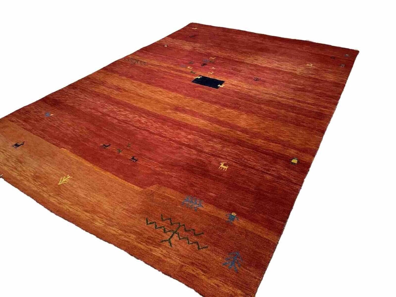 Perserteppich Gabbeh 250 x 350 cm Wolle handgeknüpft