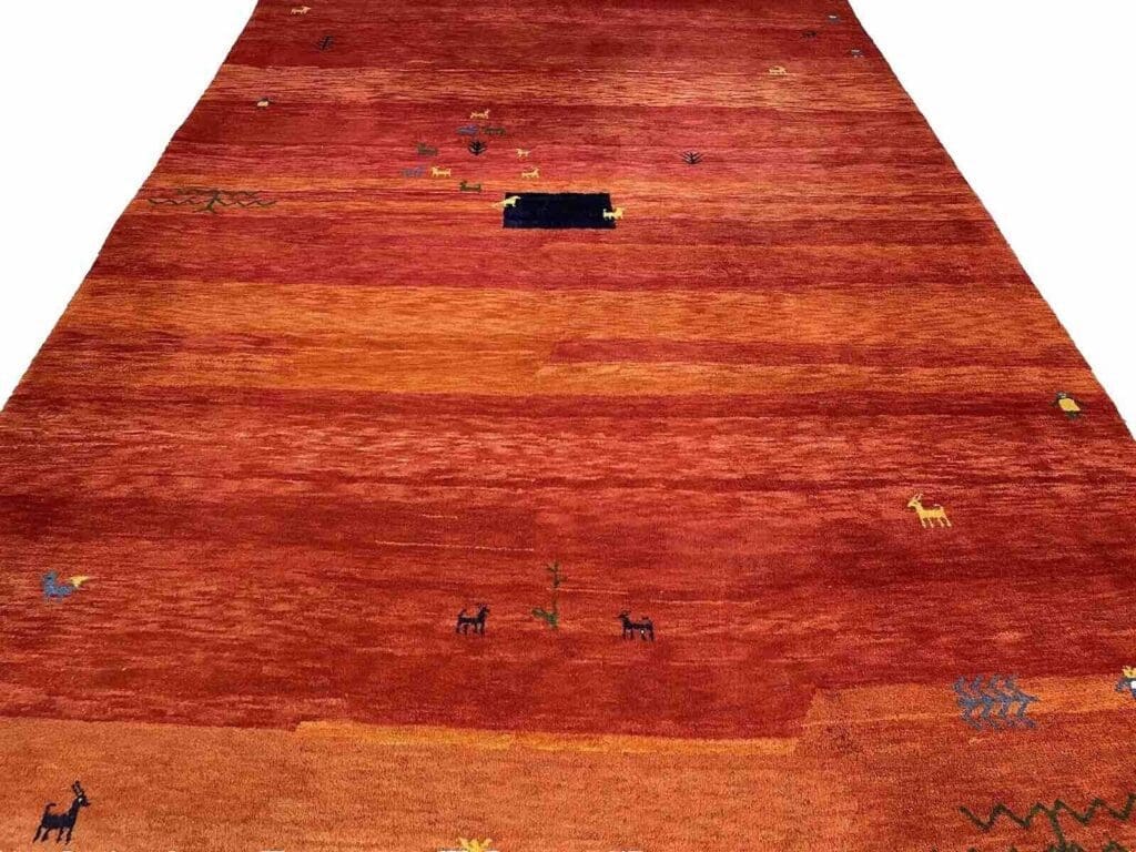 Perserteppich Gabbeh 250 x 350 cm Wolle handgeknüpft