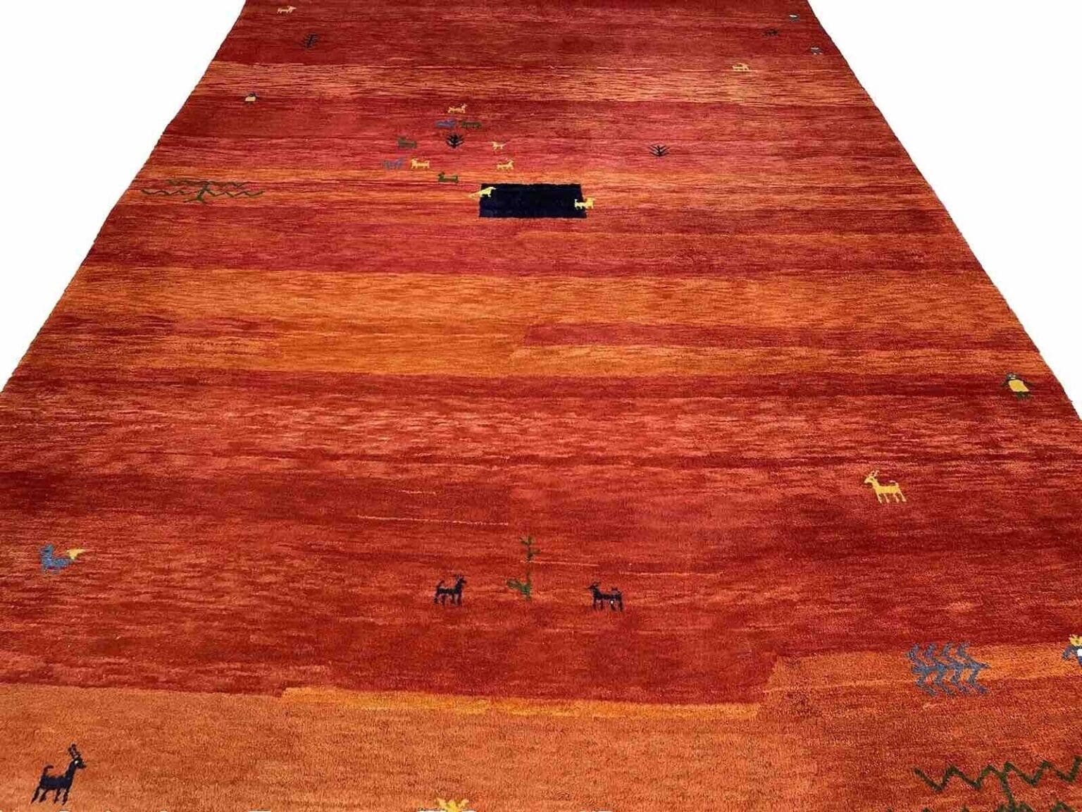 Perserteppich Gabbeh 250 x 350 cm Wolle handgeknüpft