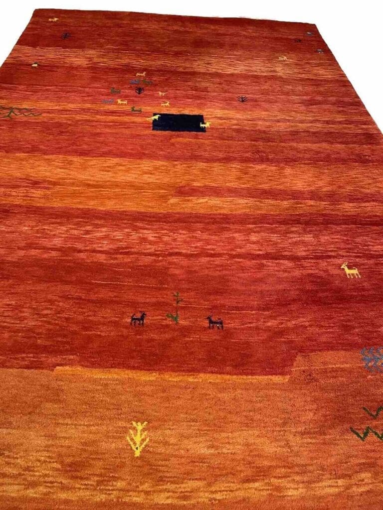 Perserteppich Gabbeh 250 x 350 cm Wolle handgeknüpft