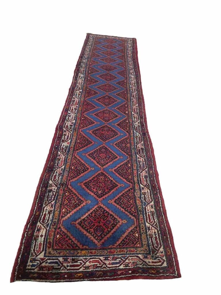 Perserteppich Hamadan 365 x 85 cm Wolle handgeknüpft