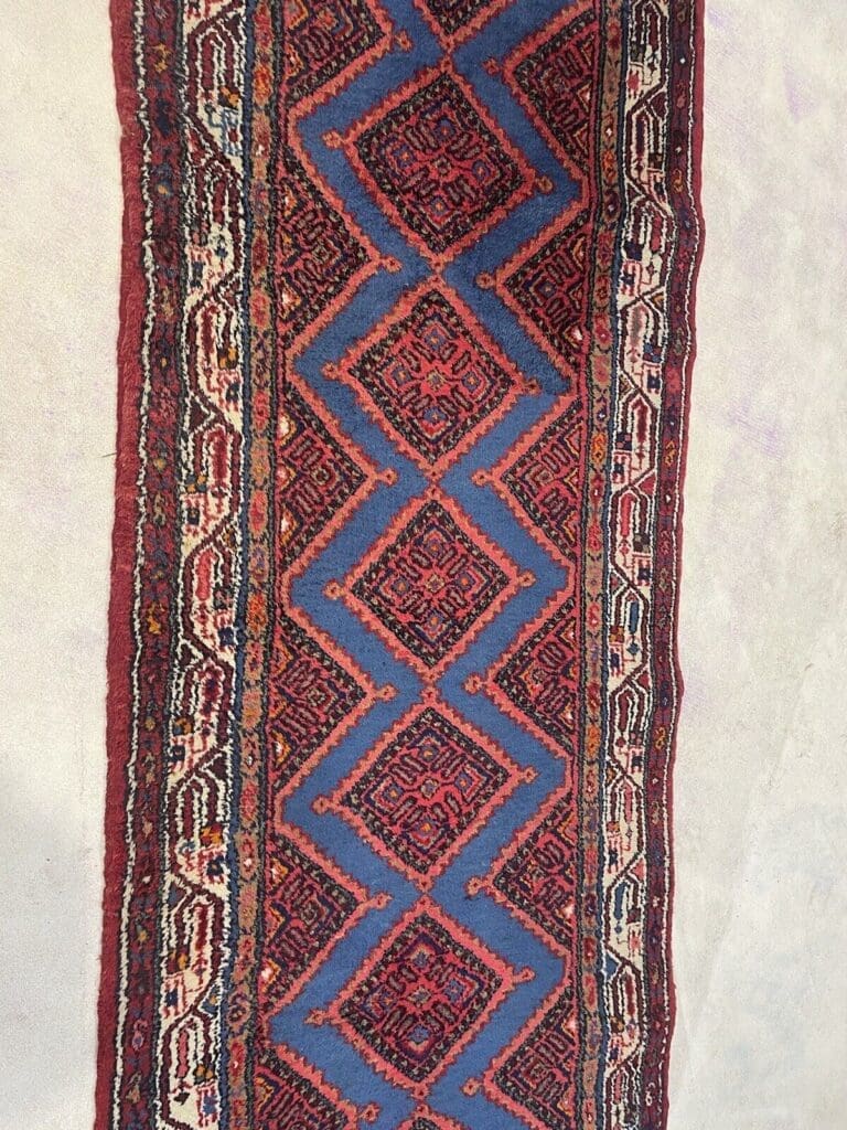 Perserteppich Hamadan 365 x 85 cm Wolle handgeknüpft