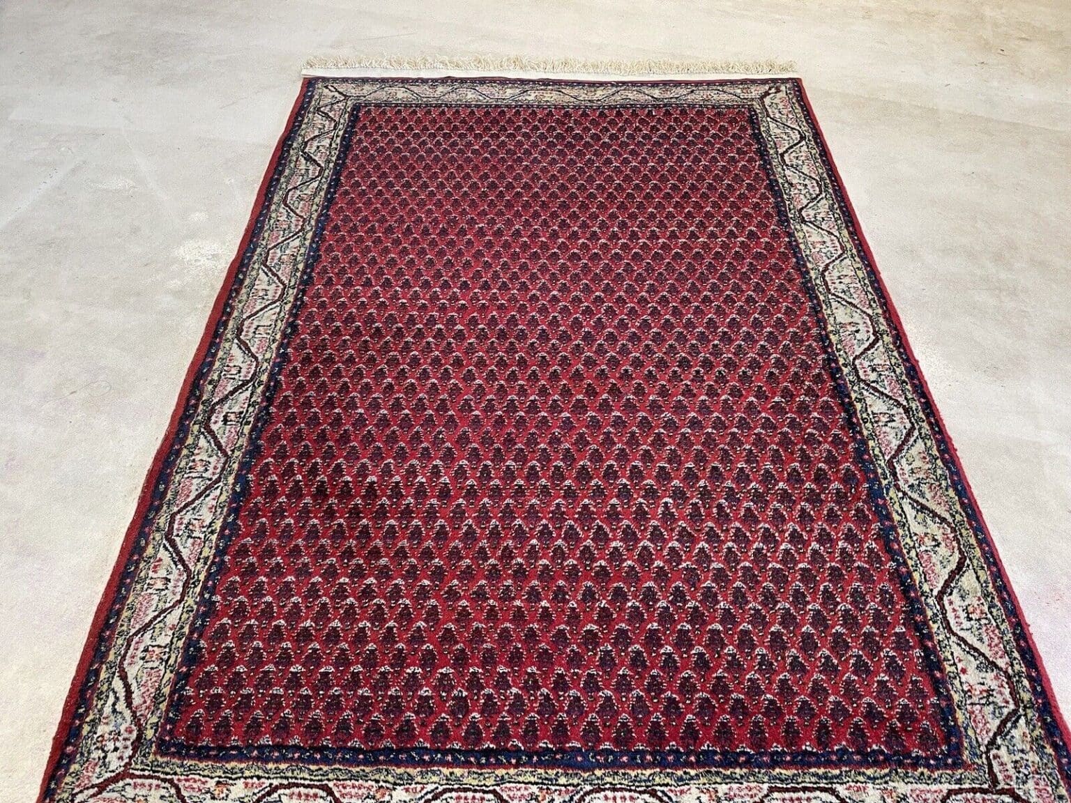 Perserteppich Sarough 165 x 120 cm Schurwolle handgeknüpft