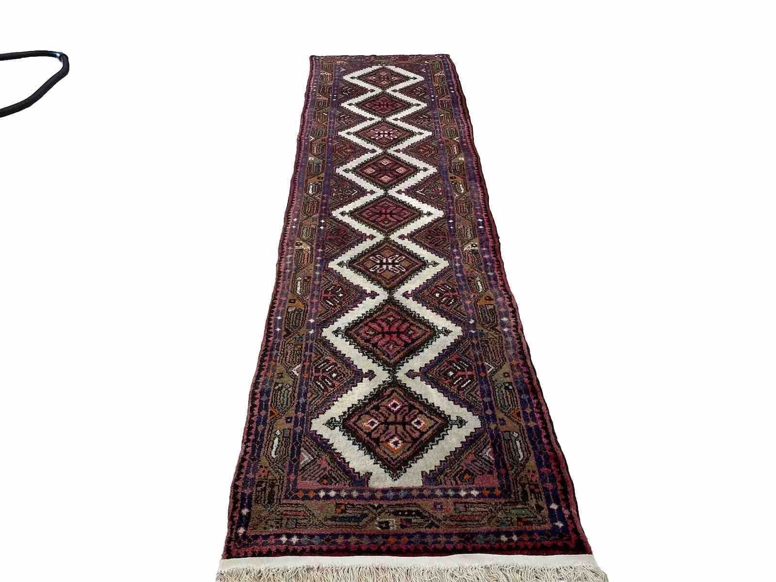 Perserteppich Hamadan 300x80 cm Wolle handgeknüpft