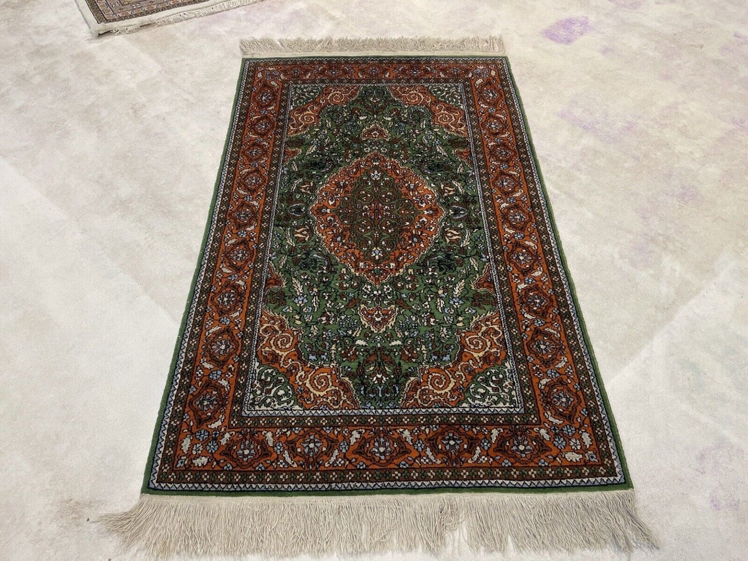 Perserteppich Kaschmir 150 x 90 cm Seide handgeknüpft