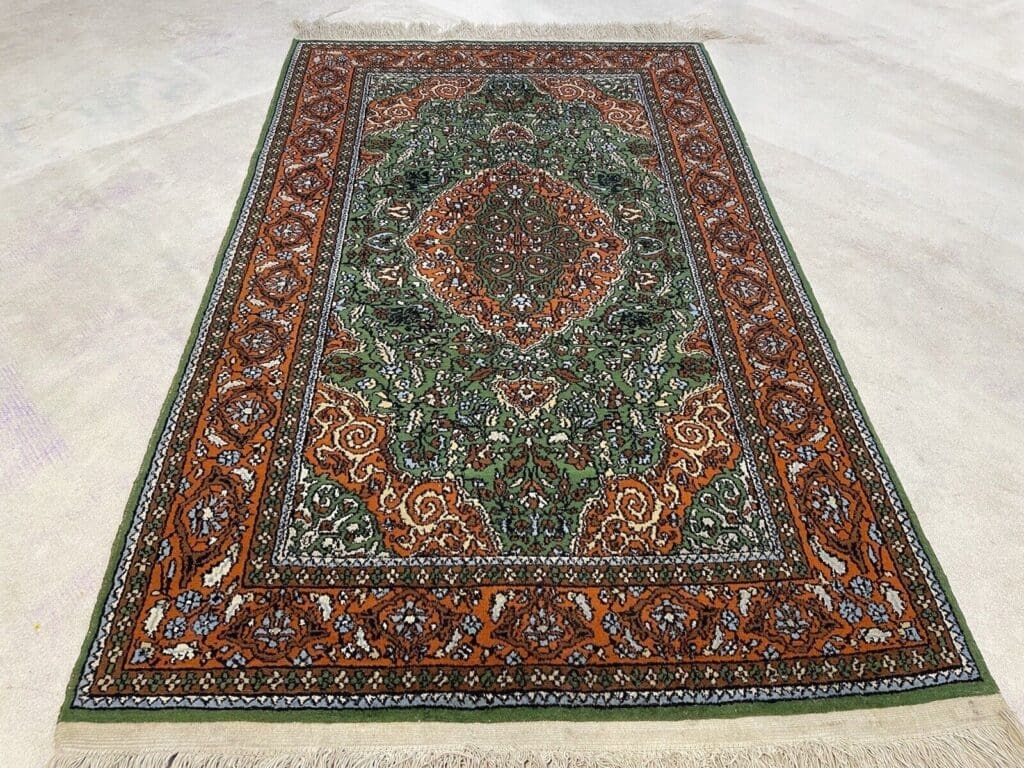 Perserteppich Kaschmir 150 x 90 cm Seide handgeknüpft