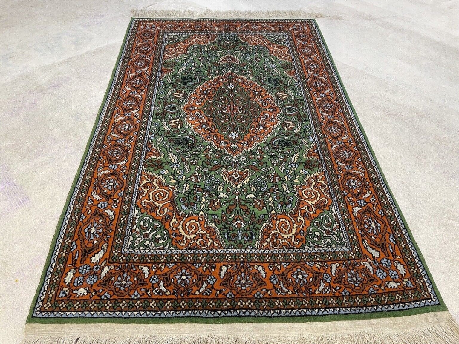 Perserteppich Kaschmir 150 x 90 cm Seide handgeknüpft