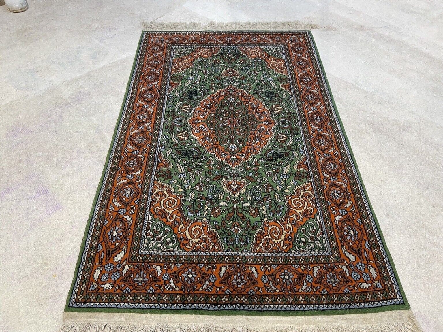 Perserteppich Kaschmir 150 x 90 cm Seide handgeknüpft