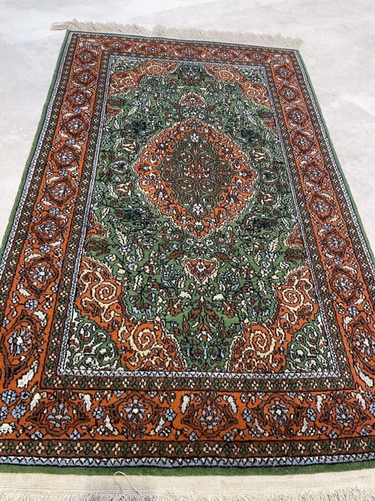 Perserteppich Kaschmir 150 x 90 cm Seide handgeknüpft