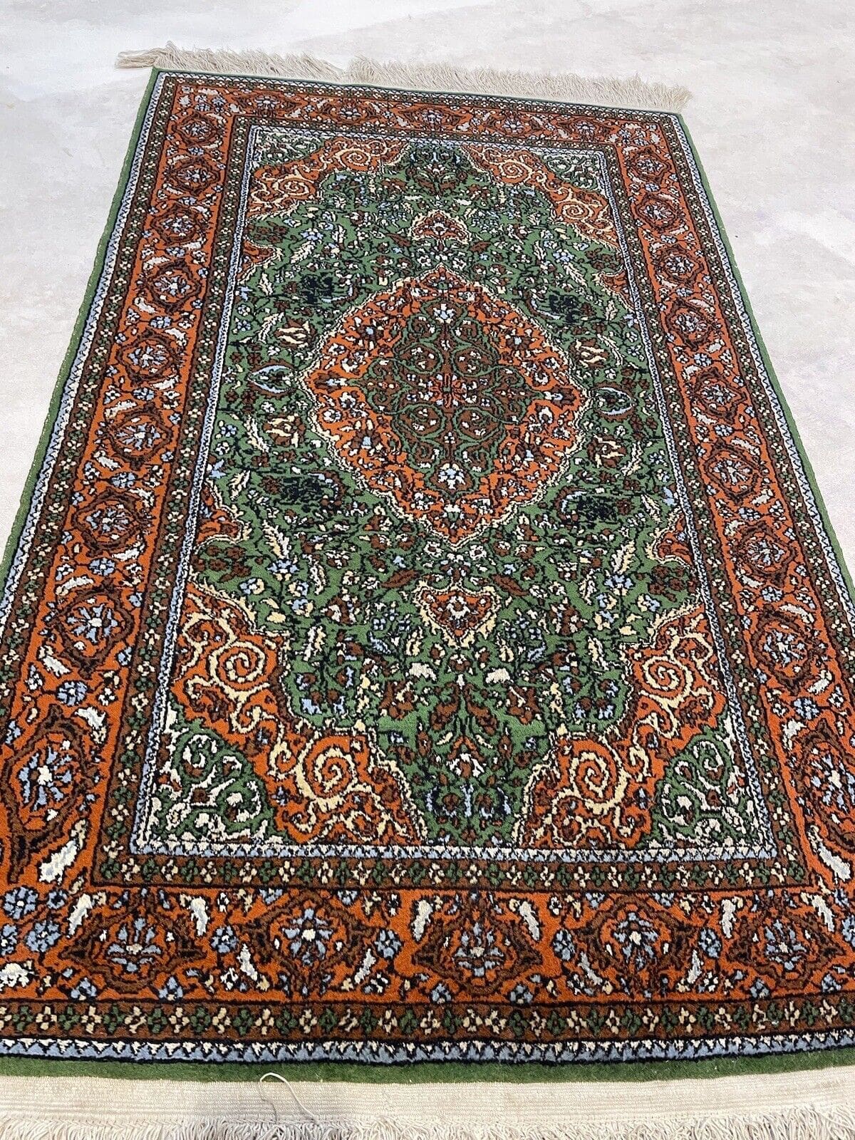 Perserteppich Kaschmir 150 x 90 cm Seide handgeknüpft