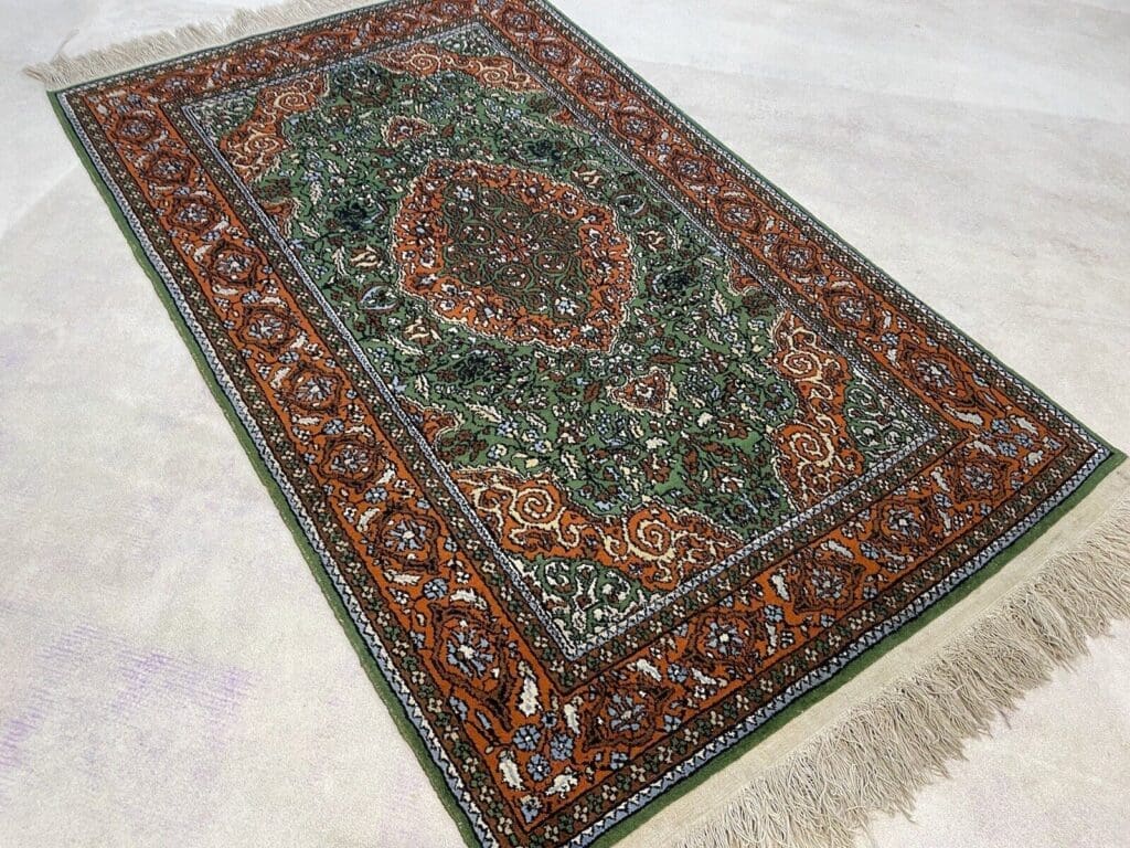 Perserteppich Kaschmir 150 x 90 cm Seide handgeknüpft