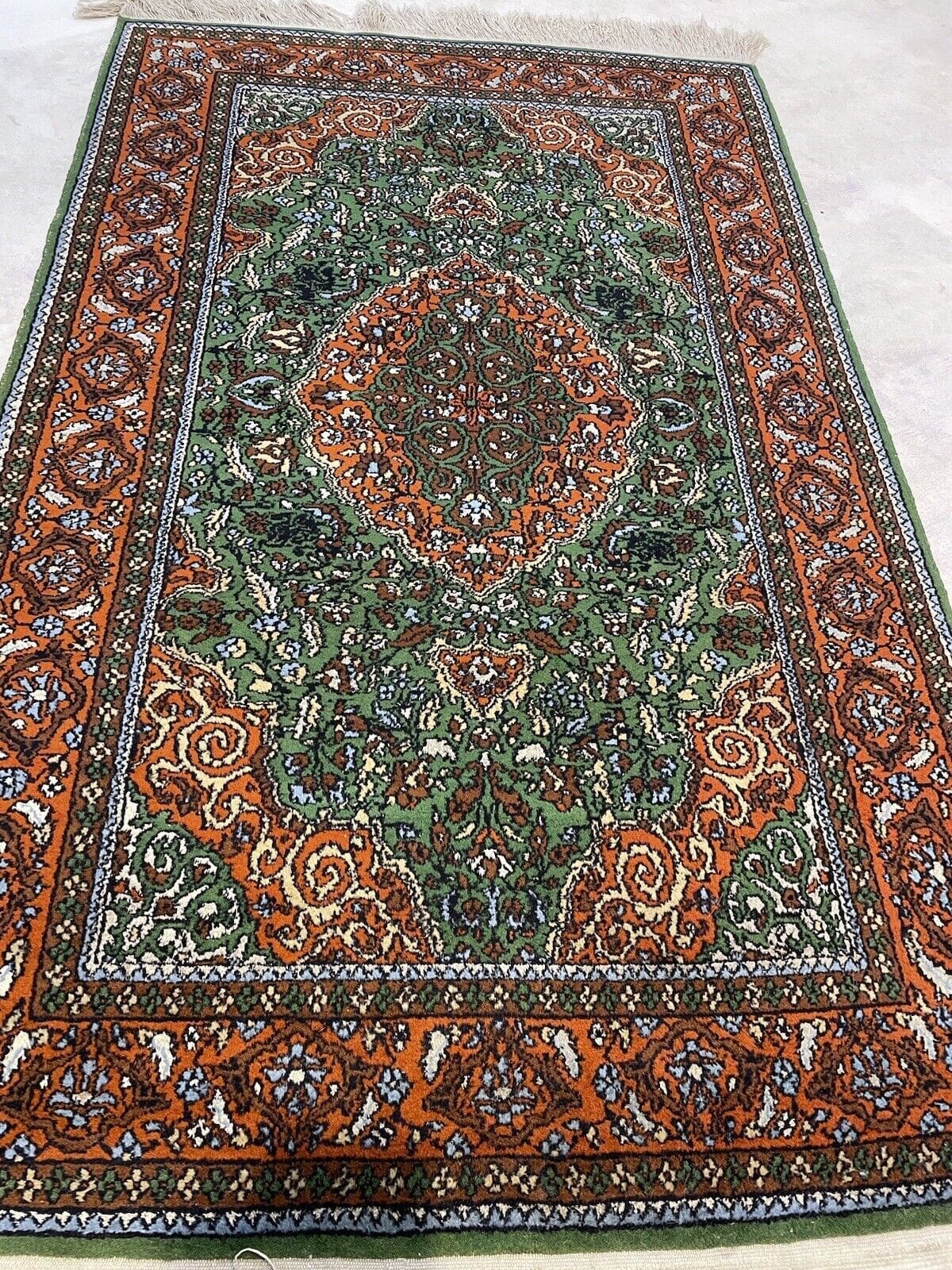 Perserteppich Kaschmir 150 x 90 cm Seide handgeknüpft