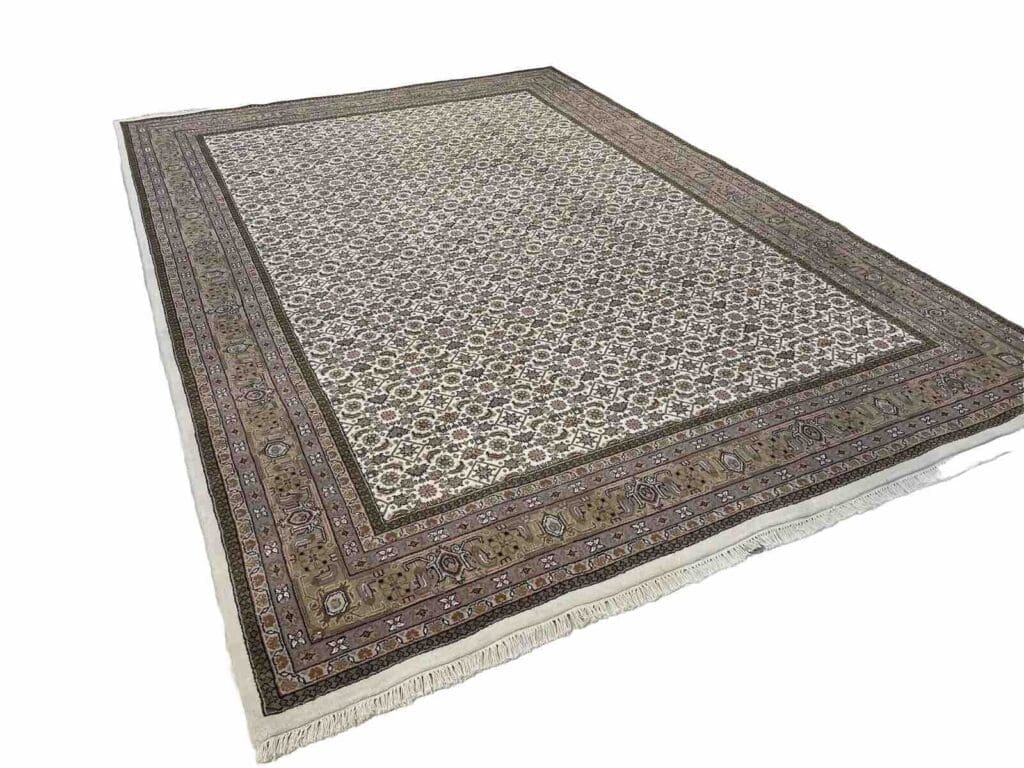 extrem-feiner-bijar-perserteppich-350x250-cm-400000-knoten-qm-aus-3 Orientteppich Kaschmir 350 x 250 cm Wolle handgeknüpft