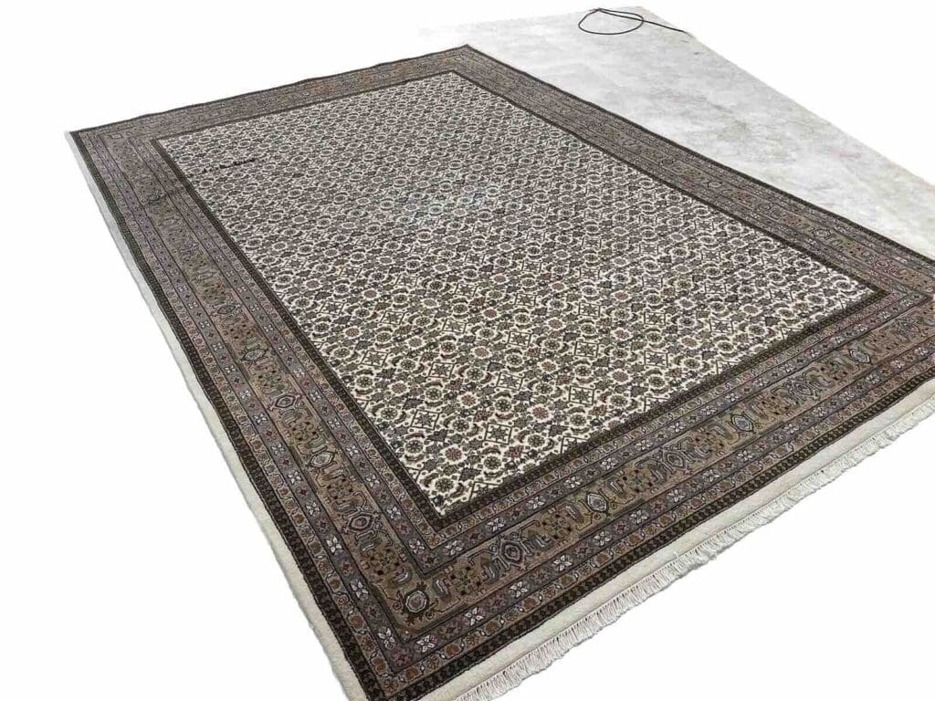 extrem-feiner-bijar-perserteppich-350x250-cm-400000-knoten-qm-aus-4 Orientteppich Kaschmir 350 x 250 cm Wolle handgeknüpft